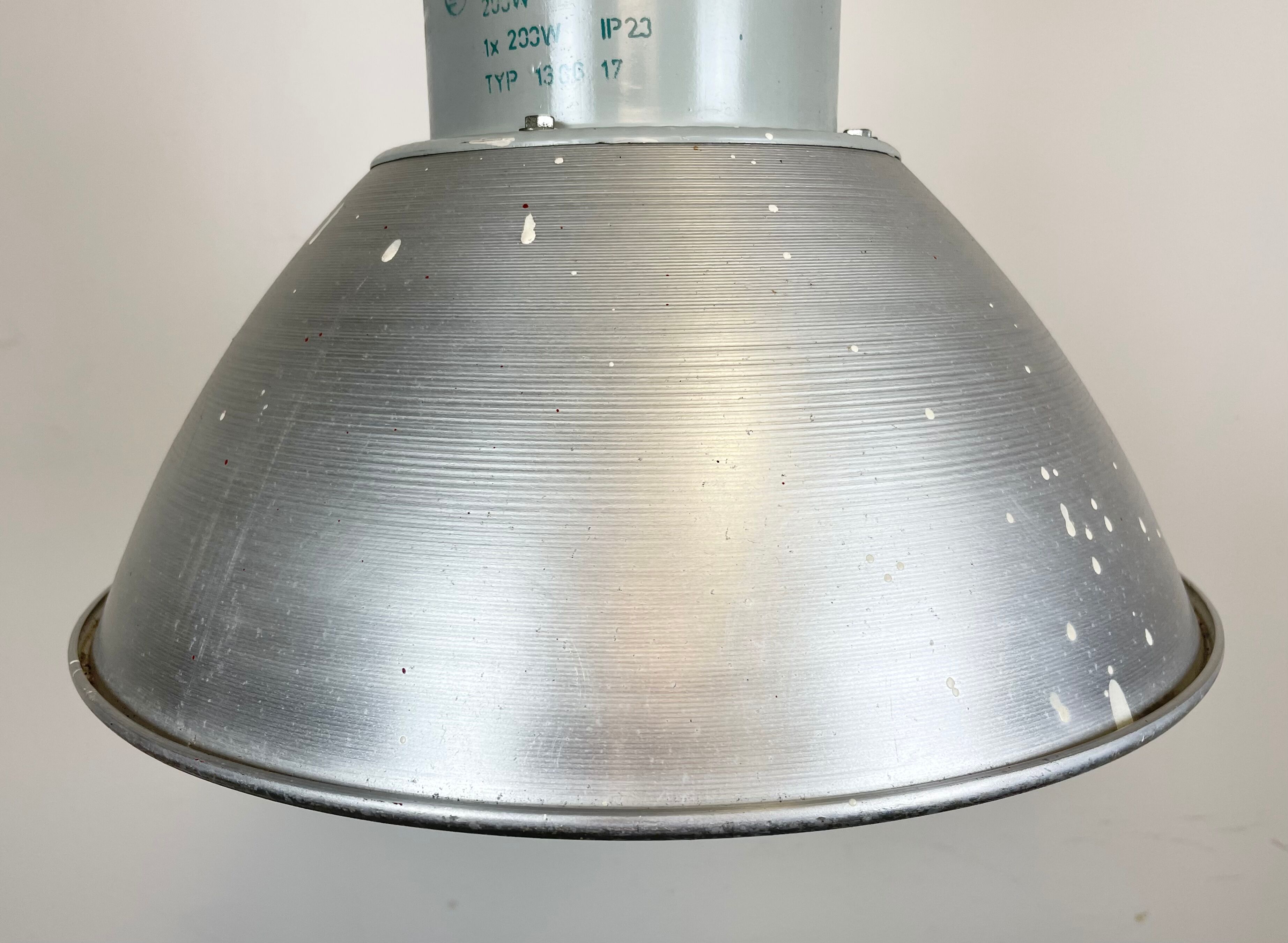 Industrial Aluminium Pendant Light from Elektrosvit, 1960s