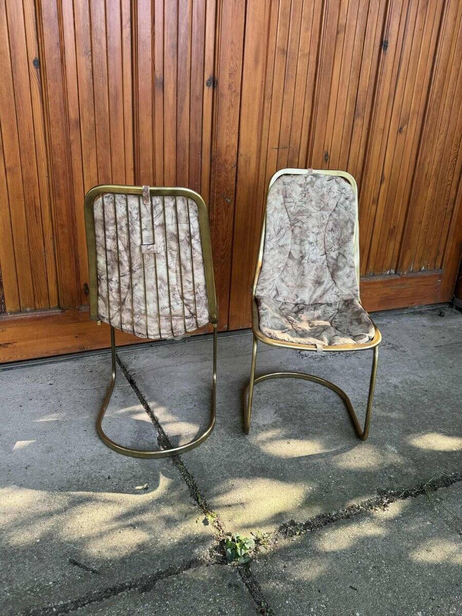 Italian dining chairs by Gastone Rinaldi, 1970s, set of 2