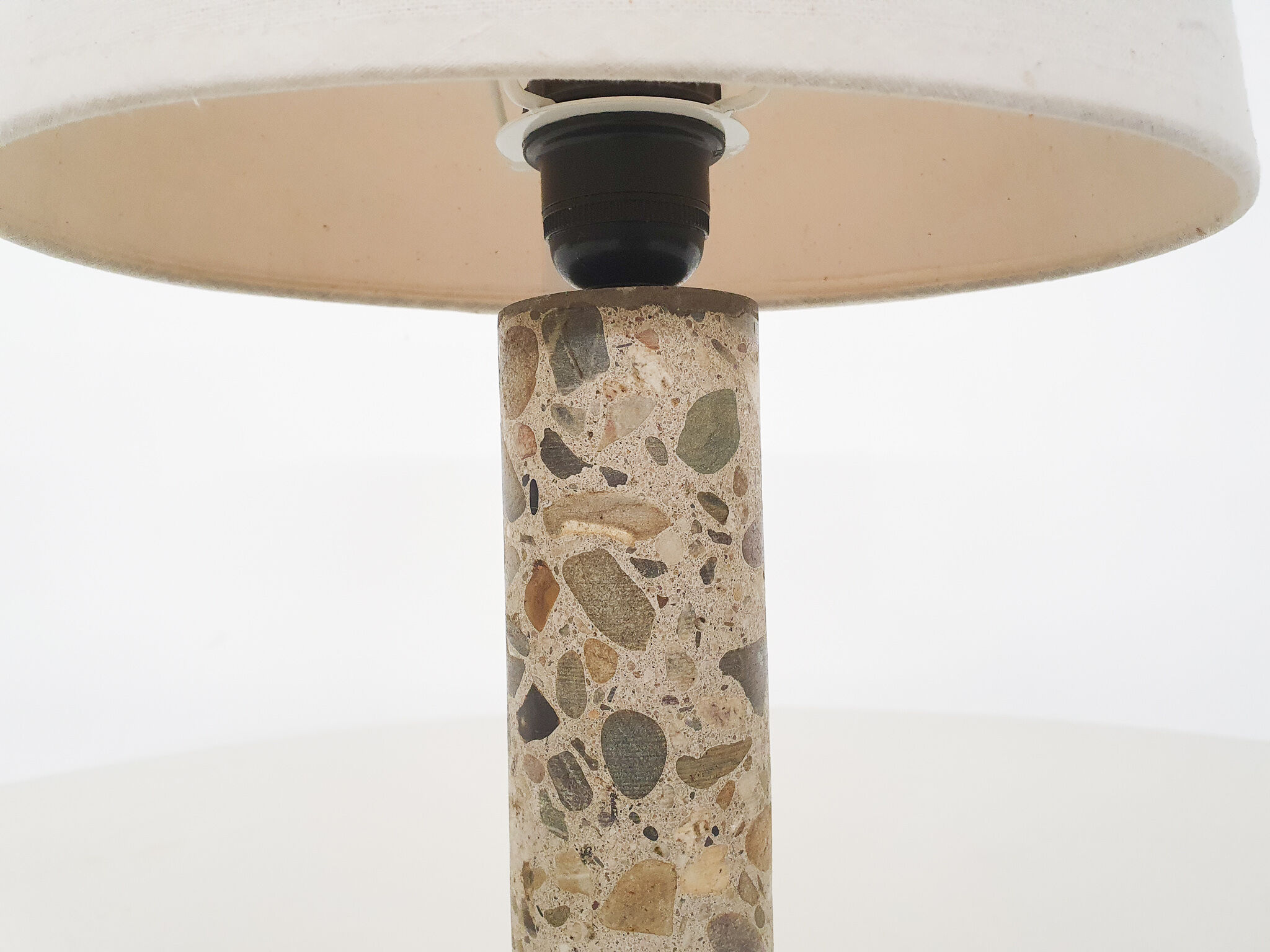 Stone table light, France, 1960's