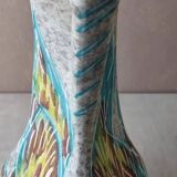 Ancien vase, zoomorphe décor poisson, de A. Borty, de Vallauris