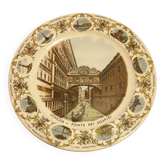 Assiette collection Pont des soupirs Venise