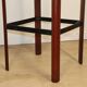 Matteo Grassi high stool in leather and metal