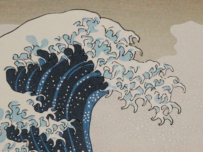 Under the wave off kanagawa-ukiyo-e