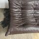 100% authentic Ligne Roset Togo 3-seater in chocolate brown original leather.