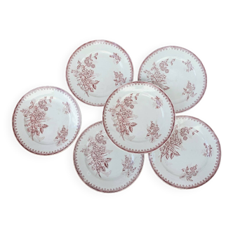 Assiettes plates "Margot" Terre de Fer