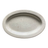 Large oval ceramic dish from Vallauris signed RP Picault, 42 cm, in perfect condition.