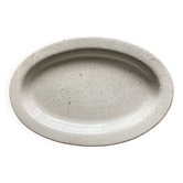 Large oval ceramic dish from Vallauris signed RP Picault, 42 cm, in perfect condition.