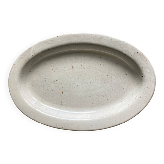 Large oval ceramic dish from Vallauris signed RP Picault, 42 cm, in perfect condition.