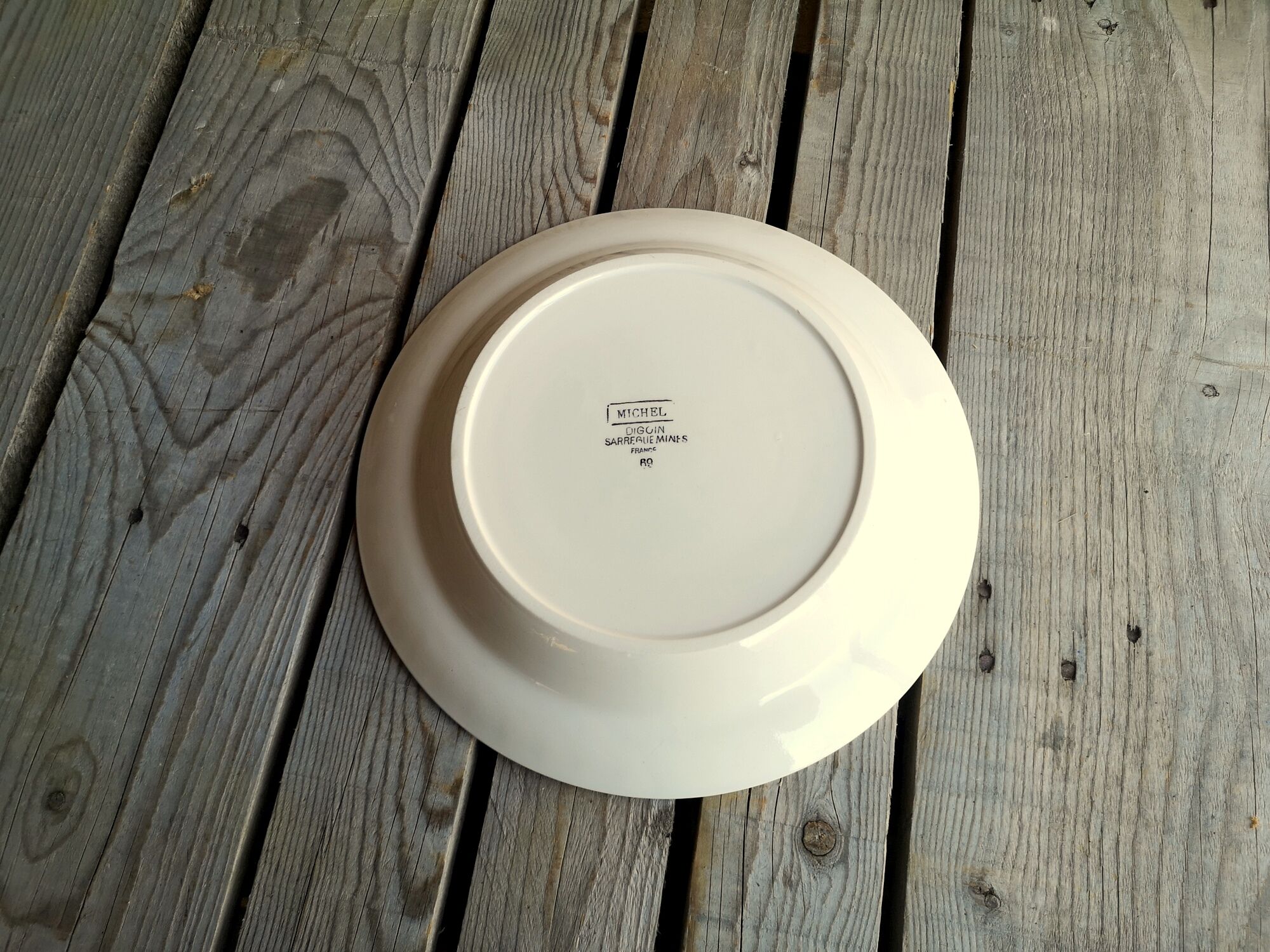 Digoin Sarreguemines plate