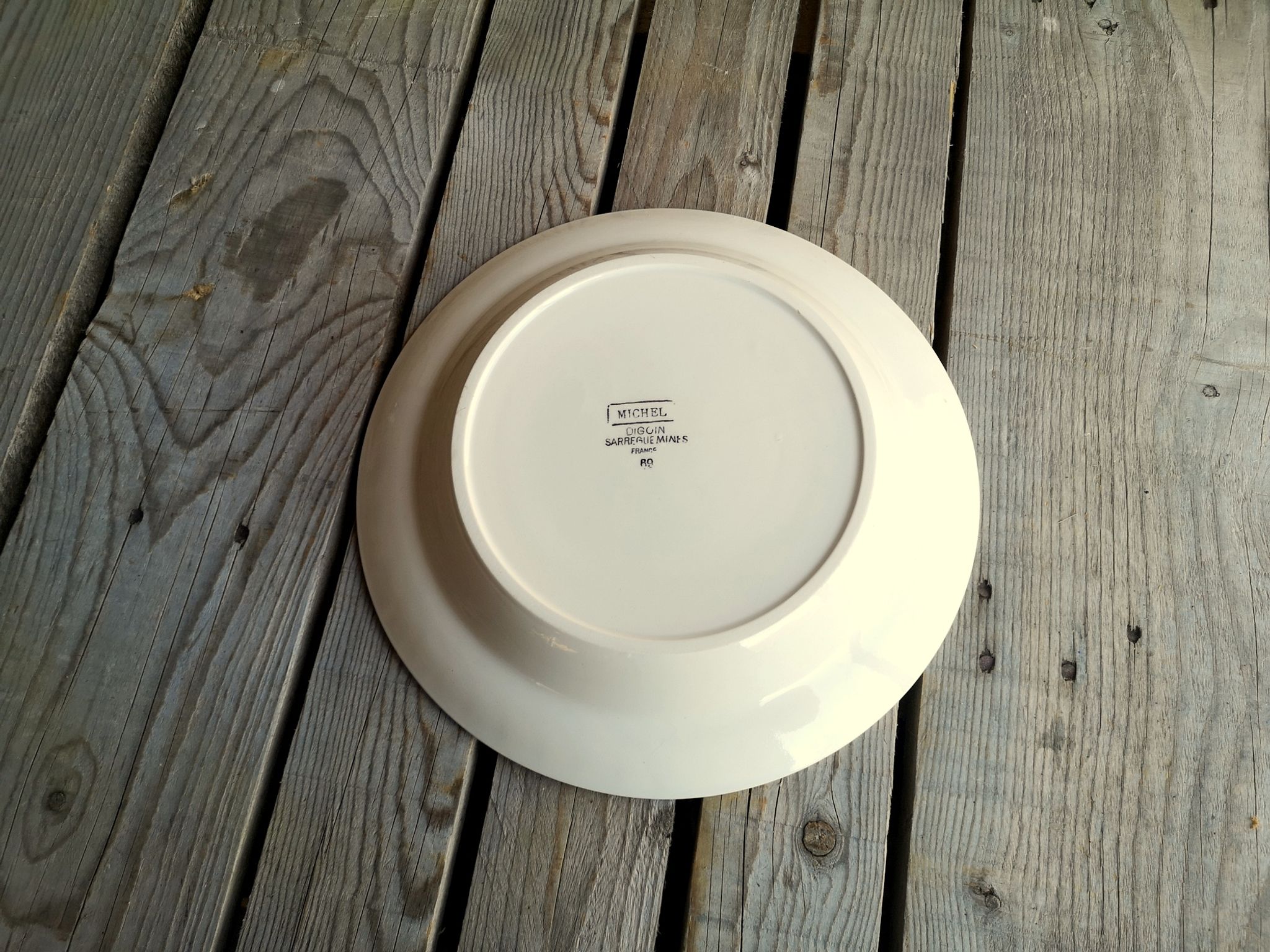 Digoin Sarreguemines plate
