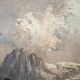 Painting "Mountain Torrent", Oil on canvas