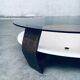 Mid-Century Modern Dutch Wenge & Smoke Glass Coffee Table, Netherlands, 1960s