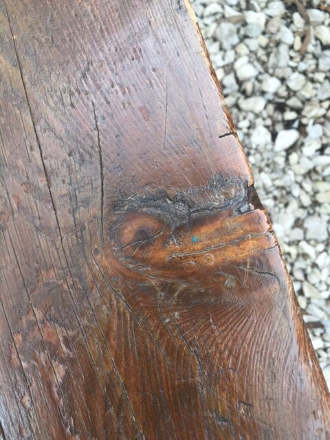 lot of 10 '30s bistro benches in pretty pattine fir