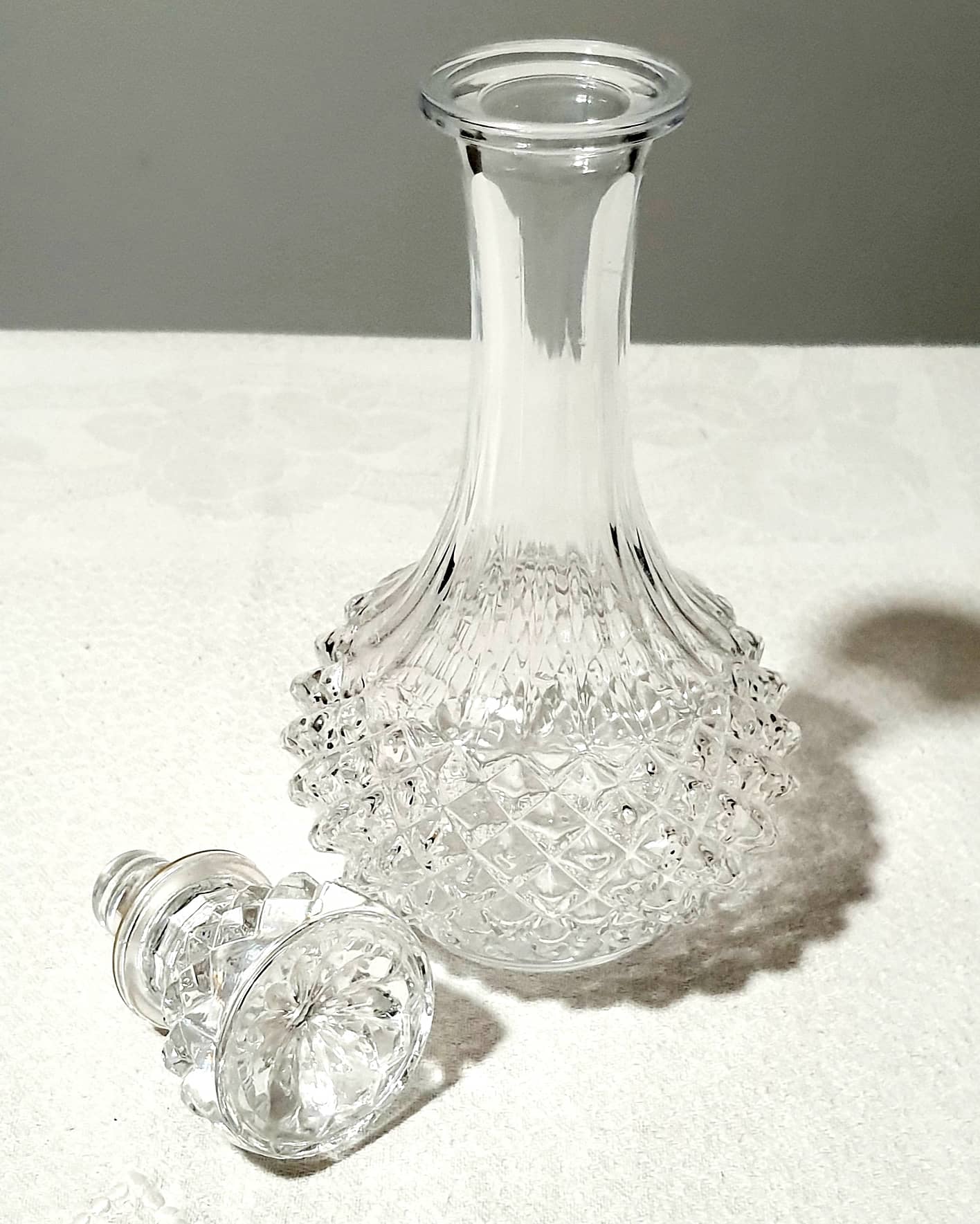 Vintage Pompadour model arques crystal carafe