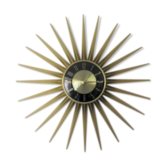 Vintage sun wall clock