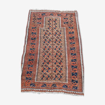 Hand knotted wool rug 76x117cm