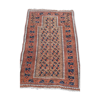 Hand knotted wool rug 76x117cm