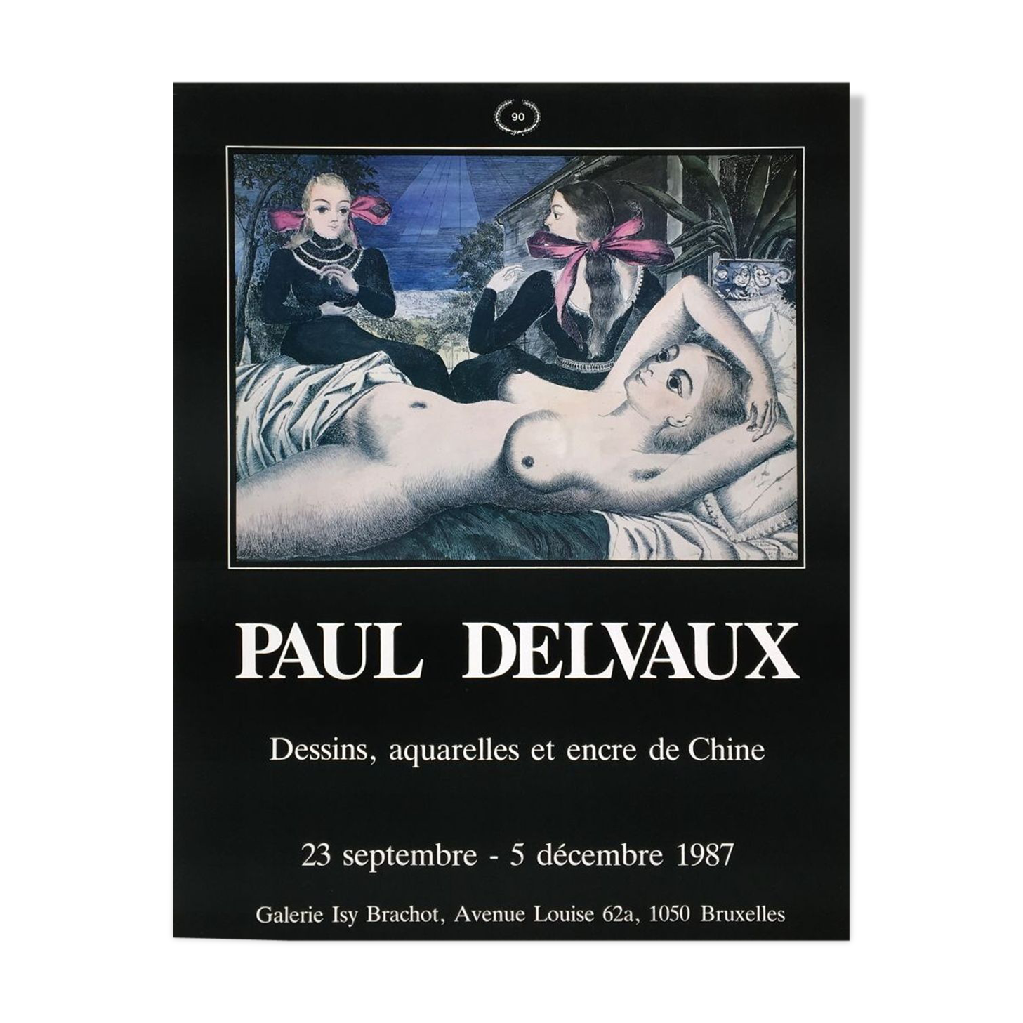 Affiche 1987 Paul Delvaux