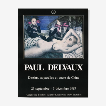 Poster 1987, Paul Delvaux