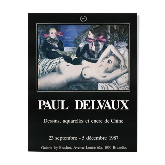 Affiche 1987 Paul Delvaux