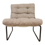 Vintage tubular armchair 1970s