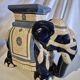 Ceramic XL plant stand 43cm Elephant bleu white