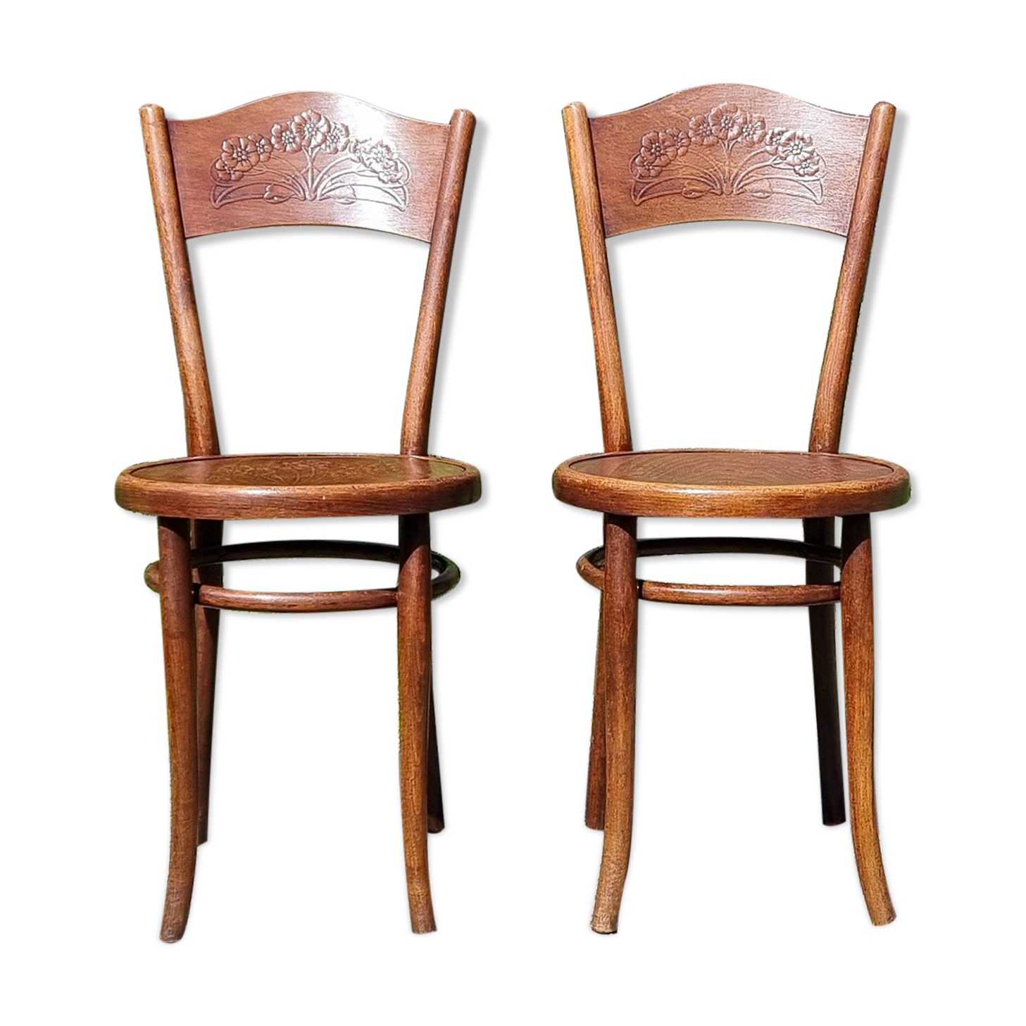 Pair of chairs Thonet 1905-1910 ca