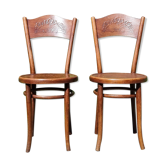 Pair of chairs Thonet 1905-1910 ca