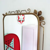 Golden vintage mirror