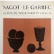 Véra fabre, galerie sagot-le garrec, 1971. original lithograph poster