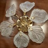 Plafonnier en verre de Murano, Navaresi, Italie, années 1980