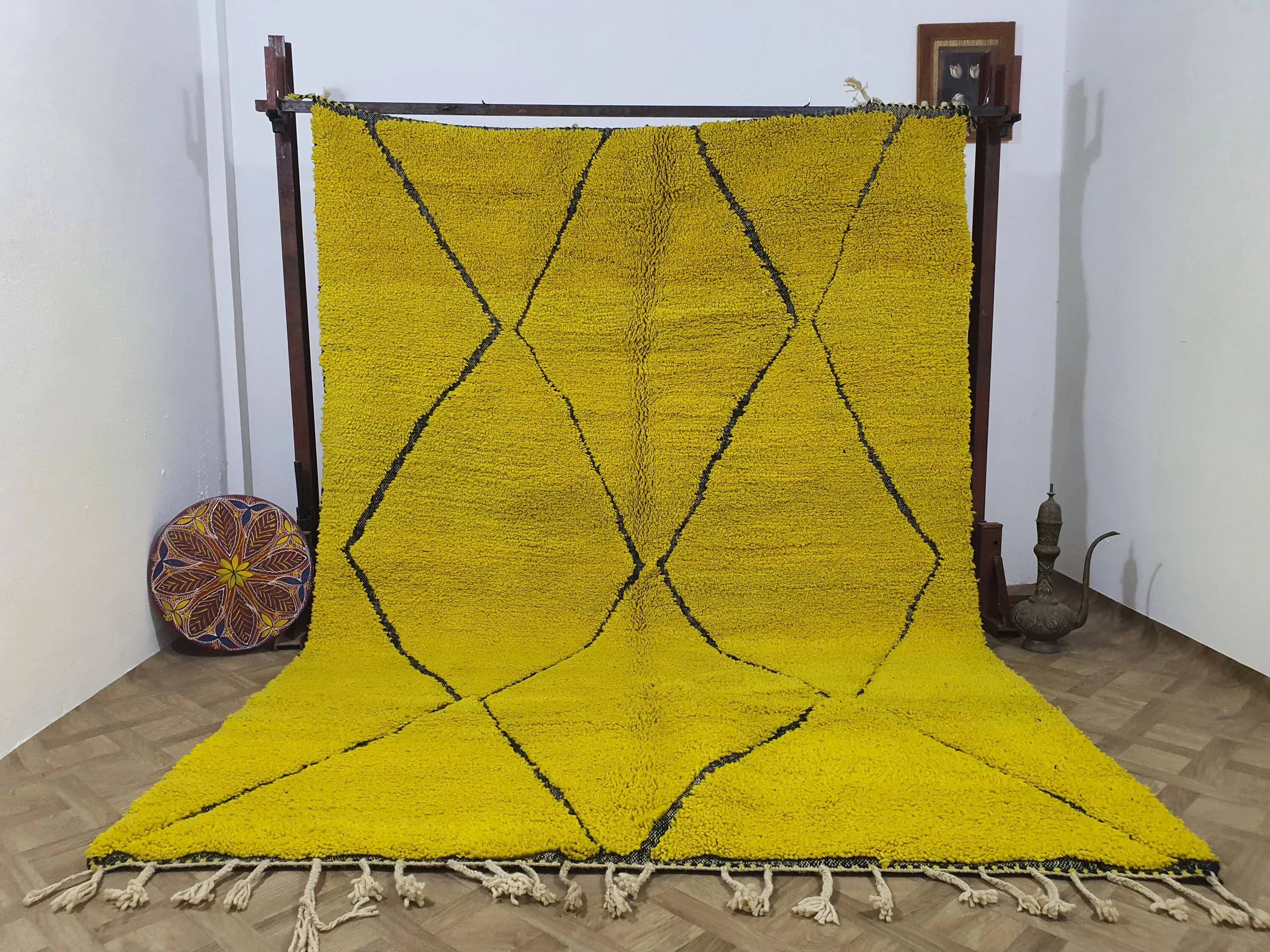 Handmade Berber rug in pure wool 2.5x1.5 m