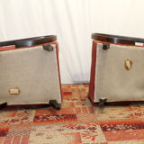 Pair of bentwood armchairs by jindřich halabala for up závody, 1950´s