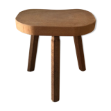 Vintage wooden tripod stool