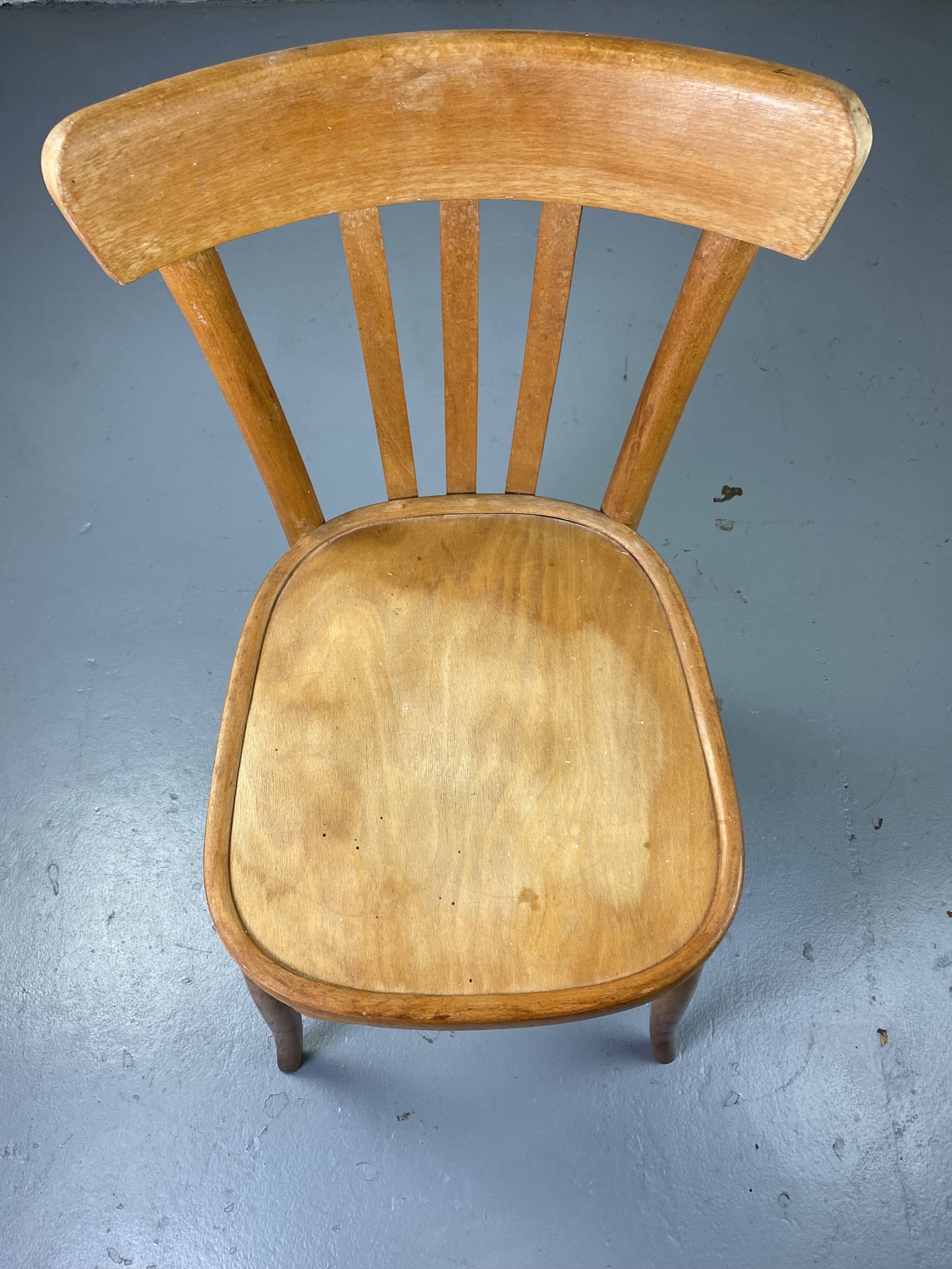 Wooden bistro chair