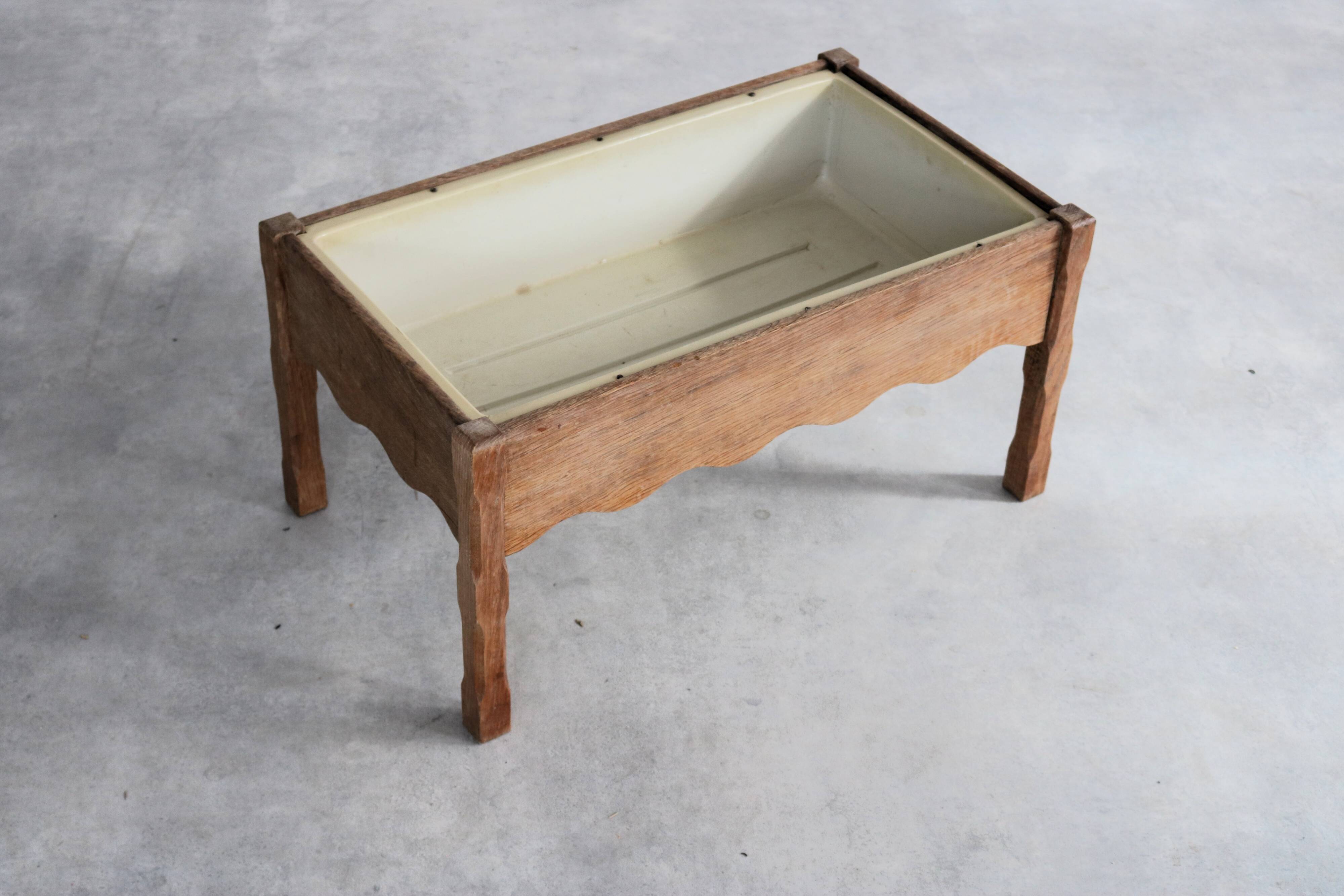 Brutalist planter | plant stand | 1960s | Danish