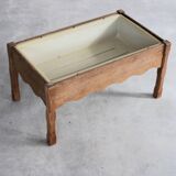 Brutalist planter | plant stand | 1960s | Danish