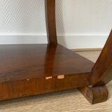 Vintage table in varnished wood