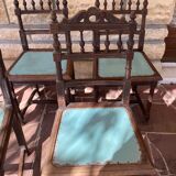 Lot 5 chaises style Henri II