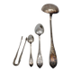 Bigouden decor cutlery set. 38 pieces. Silver-plated metal.