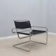 Luigi saccardo leather armchair arrmet 1970s