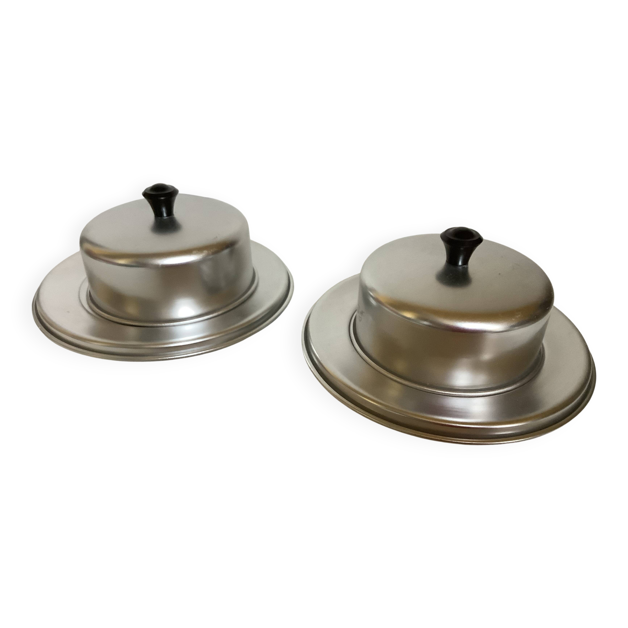 Paire de beurriers cloche anciens Belgium