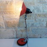 Red vintage Aluminor lamp