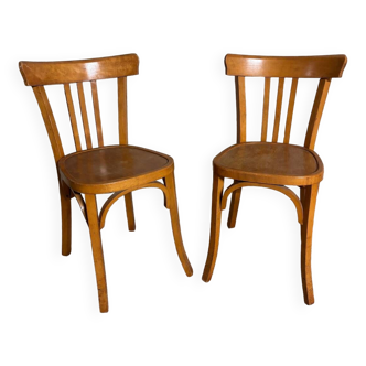 Set of 2 Bistro Chairs 1950