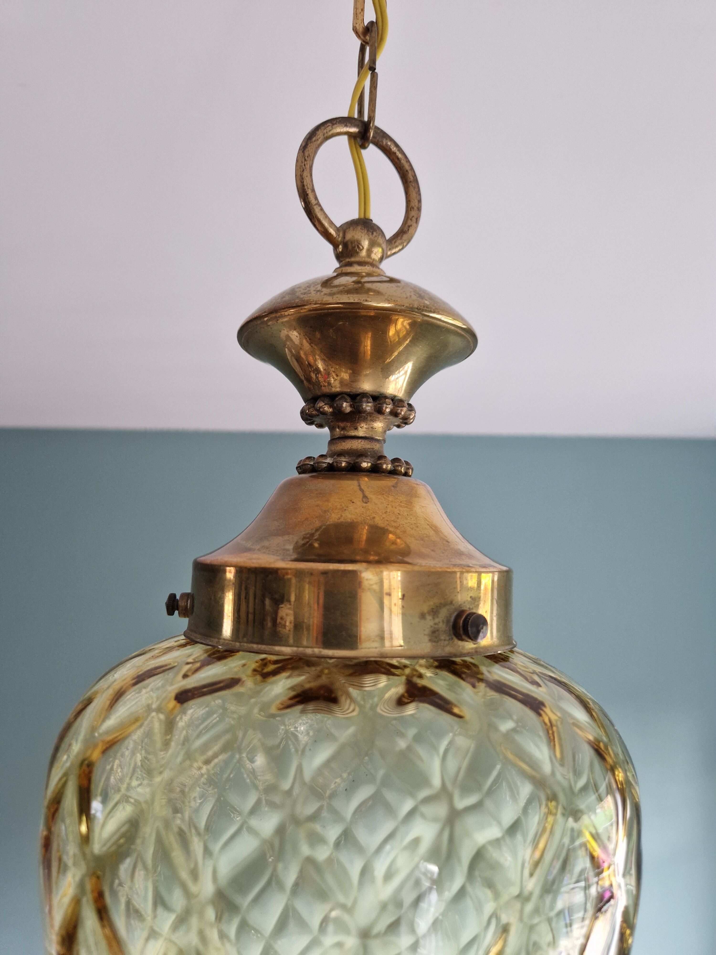 Lot de 2 plafonniers industriels E27, suspension vintage, plafonnier