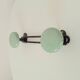 Vintage wall coat rack from the 60s/70s