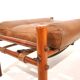 Arne Norell Inca chair with ottoman for Norell AB