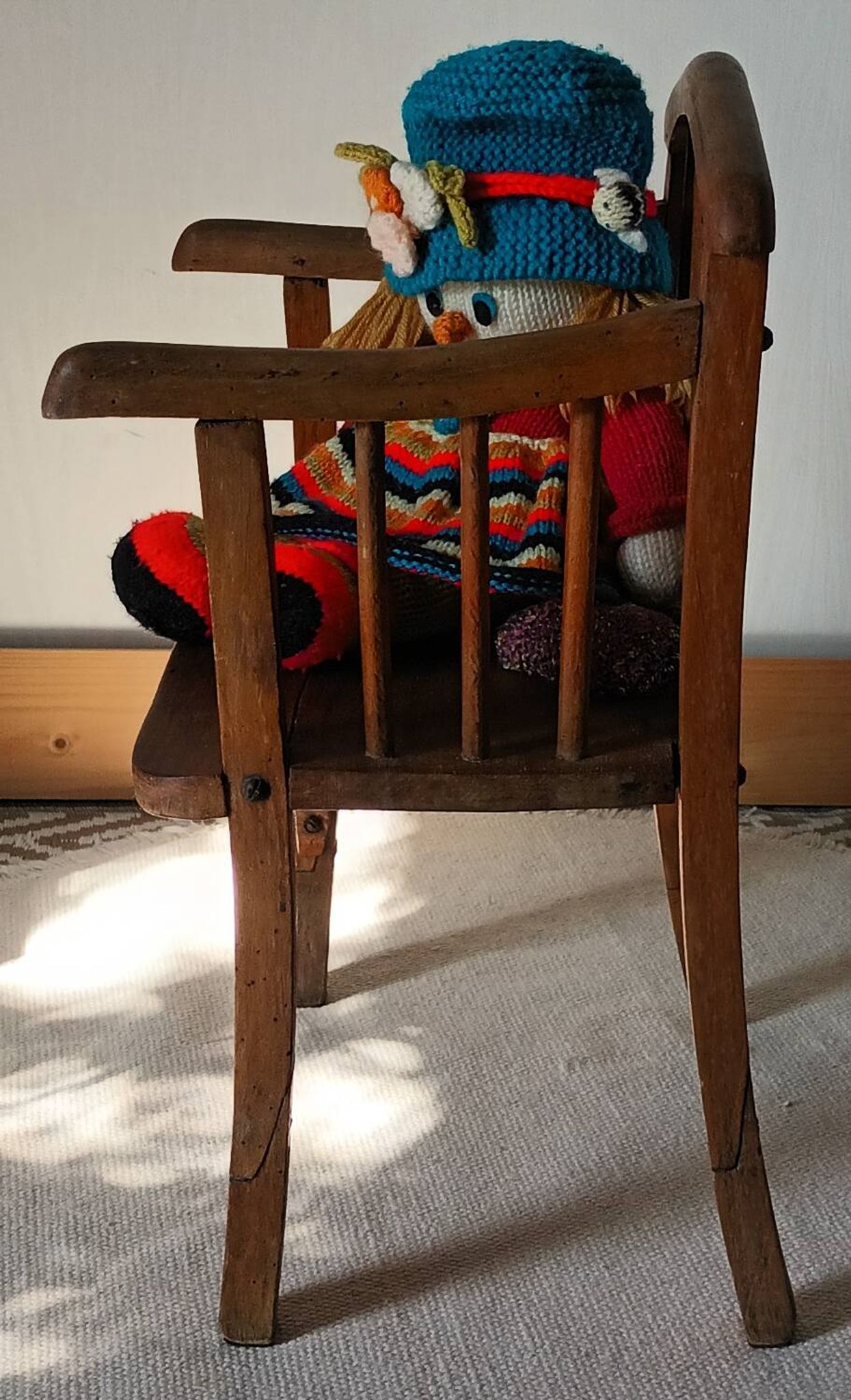 Vintage country-style children's armchair