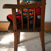 Vintage country-style children's armchair