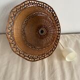 Vintage rattan pendant lamp